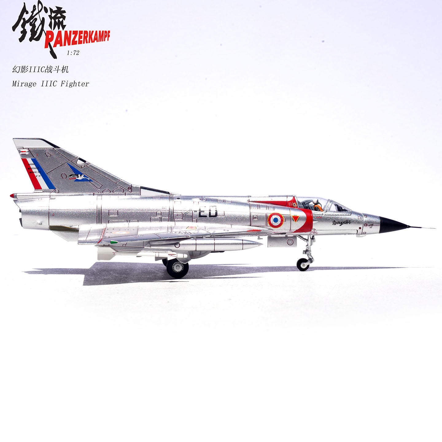 1:72 Panzerkampf 14648PA French Air Force Mirage III 2-ED 91,12 Fighter