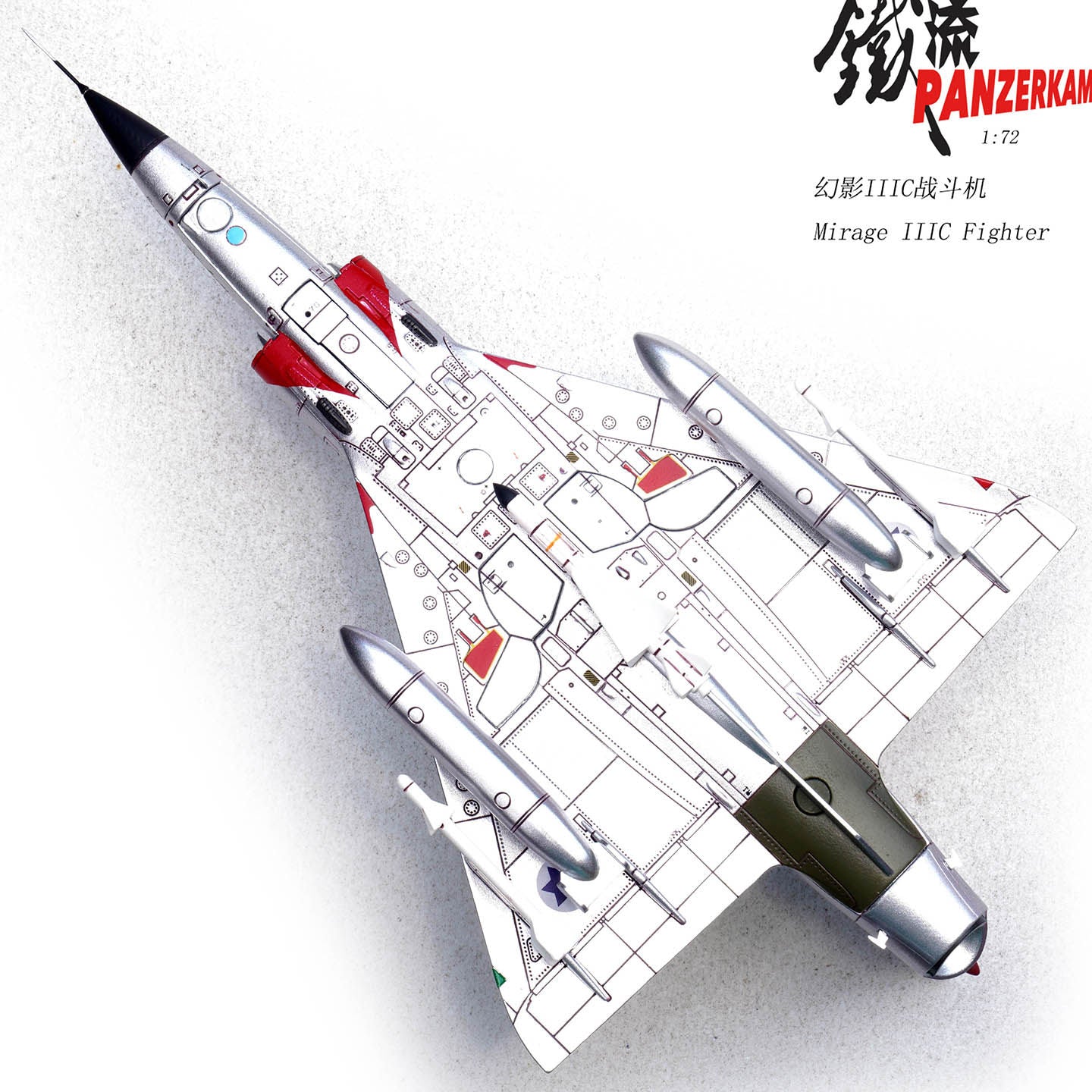 1:72 Panzerkampf 14648PA French Air Force Mirage III 2-ED 91,12 Fighter