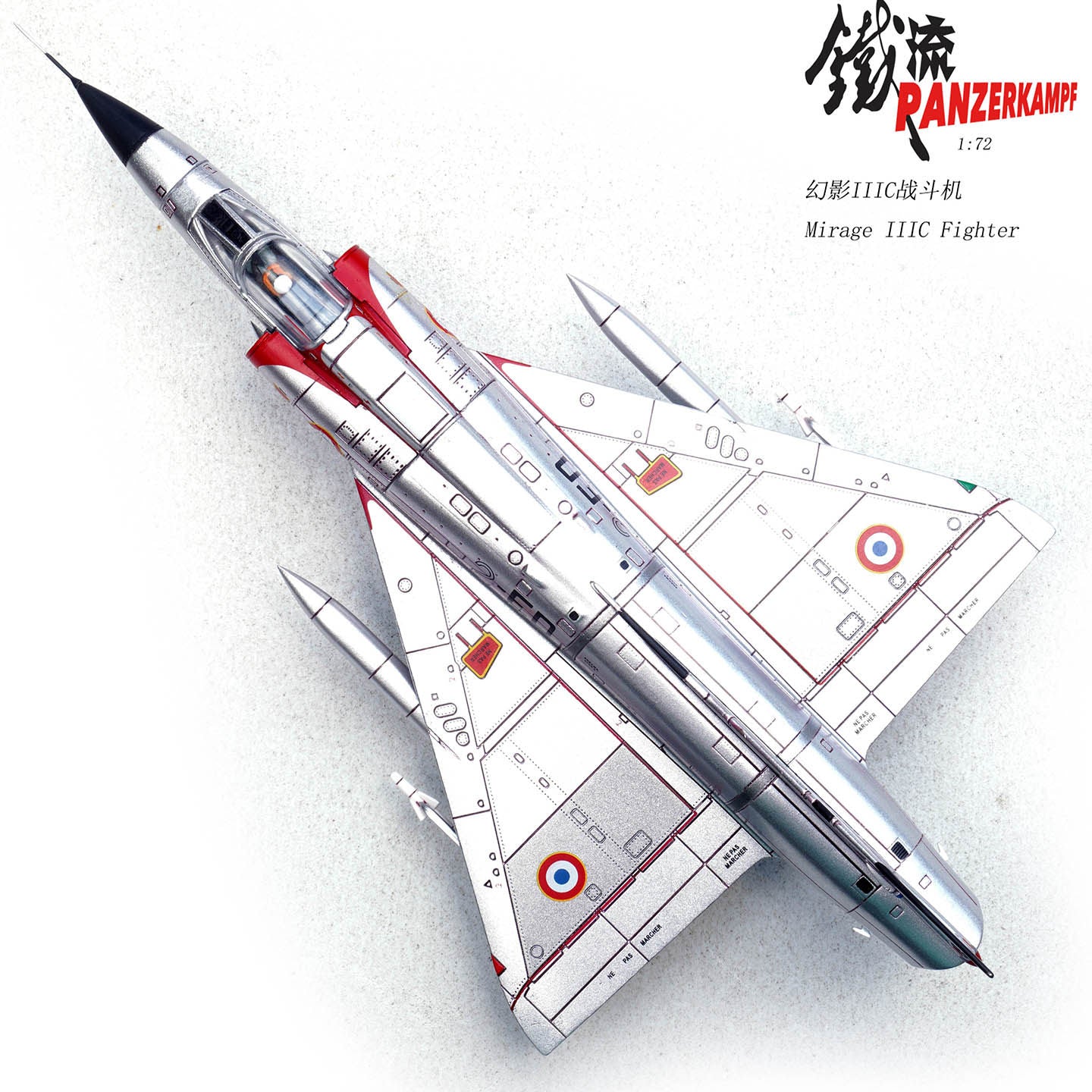 1:72 Panzerkampf 14648PA French Air Force Mirage III 2-ED 91,12 Fighter