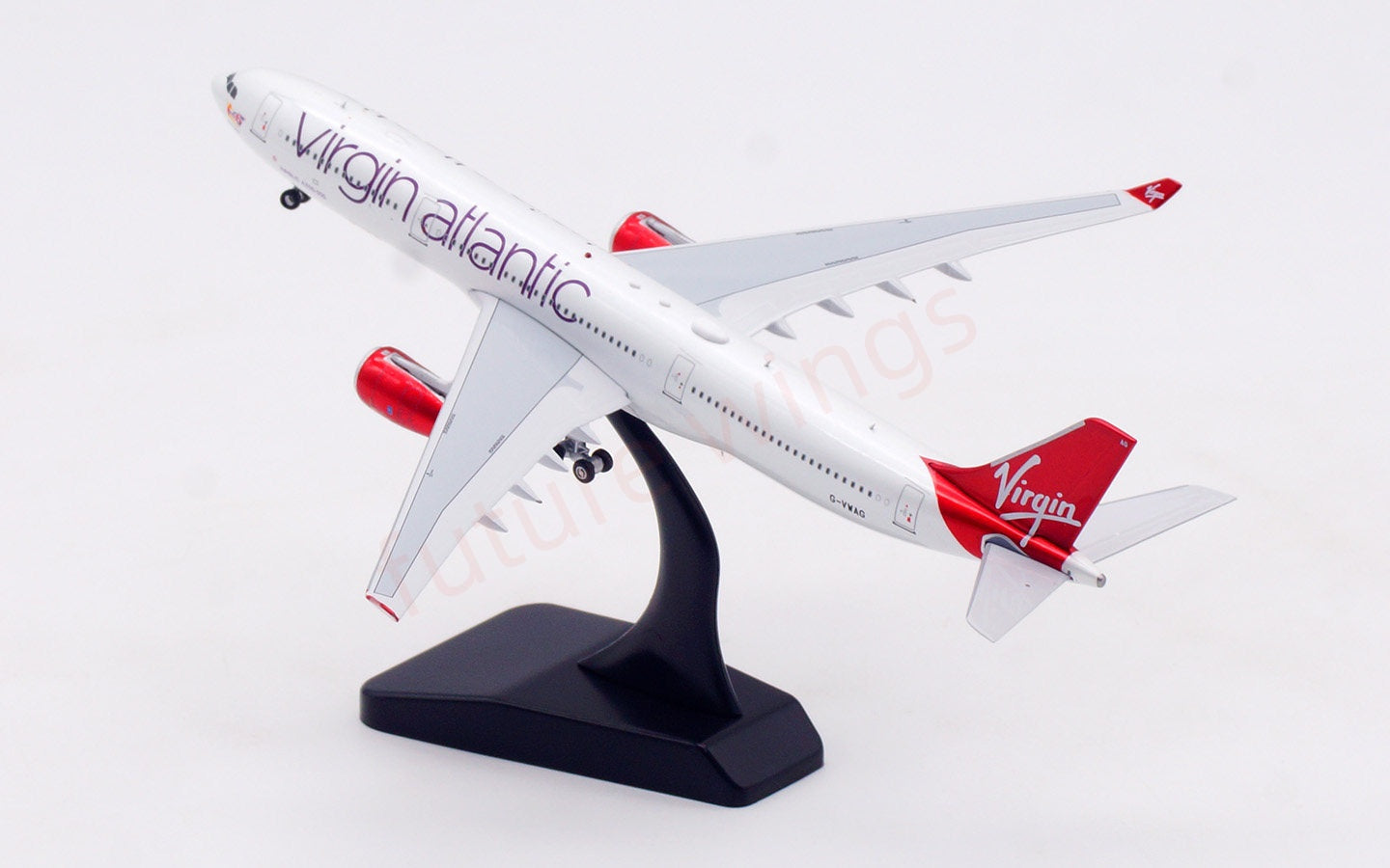 1:400 Aviation400 Virgin Atlantic A330-300 G-VWAG Aircraft Model Free Tractor+Stand