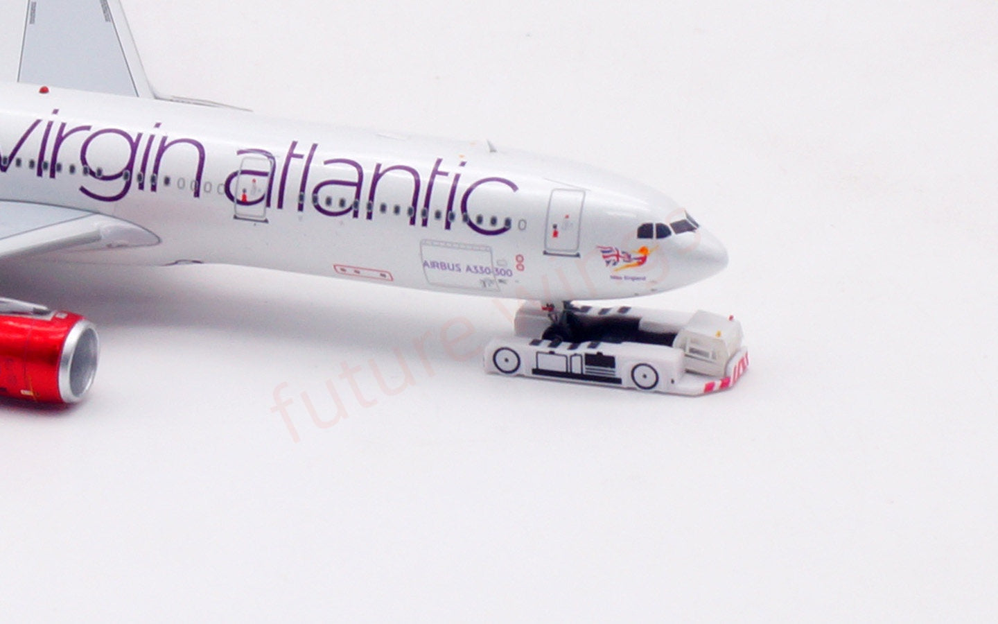 1:400 Aviation400 Virgin Atlantic A330-300 G-VWAG Aircraft Model Free Tractor+Stand