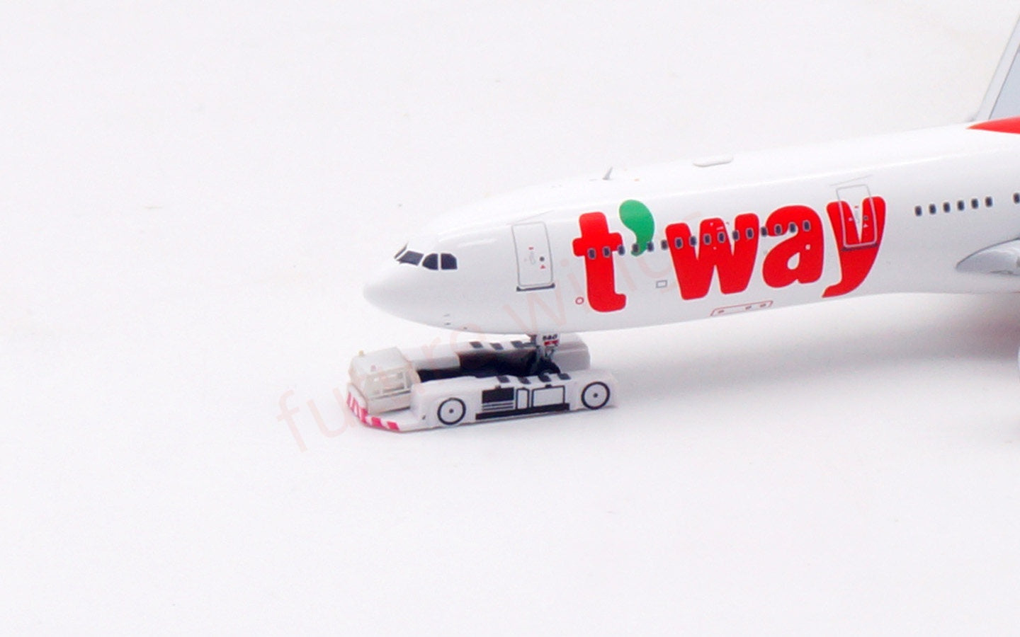 1:400 Aviation400 t’way A330-300 HL8560 Aircraft Model Free Tractor+Stand