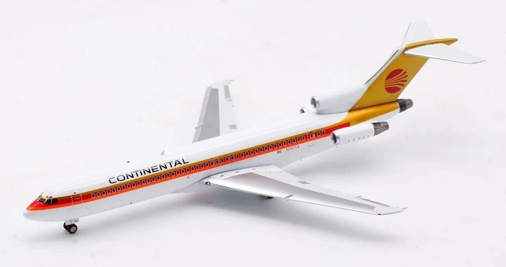 1:200 InFlight200 Continental Airlines B727-200 N79754 Diecastt Aircraft Model