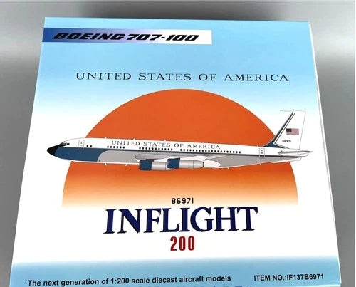 1:200 InFlight200 USAF B707-100 86971 Diecast Aircraft Model