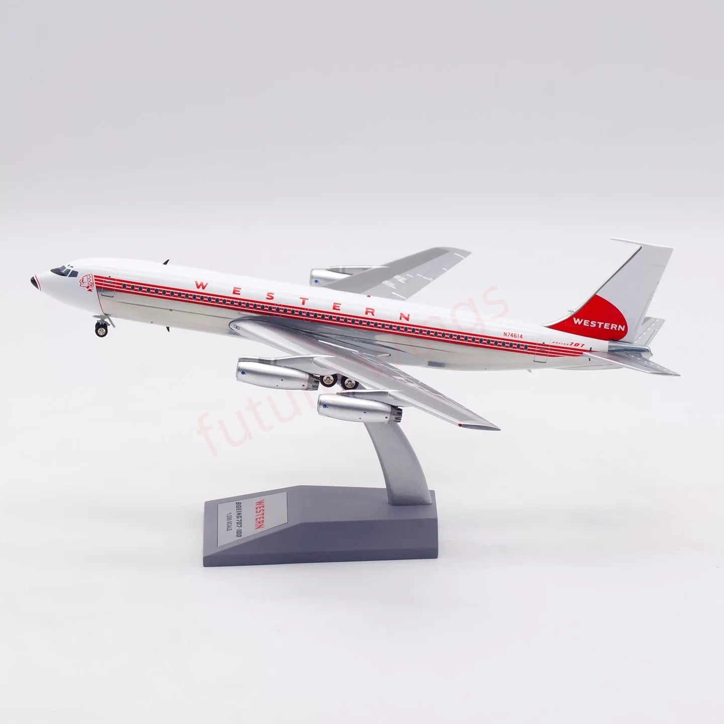 1:200 InFlight200 Western Airlines B707-100 N74614 Diecast Aircraft Model