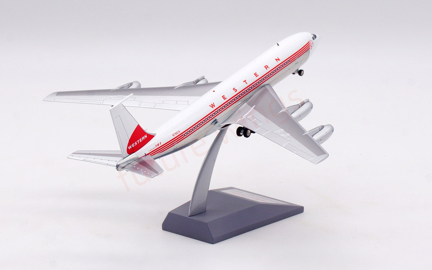 1:200 InFlight200 Western Airlines B707-100 N74614 Diecast Aircraft Model