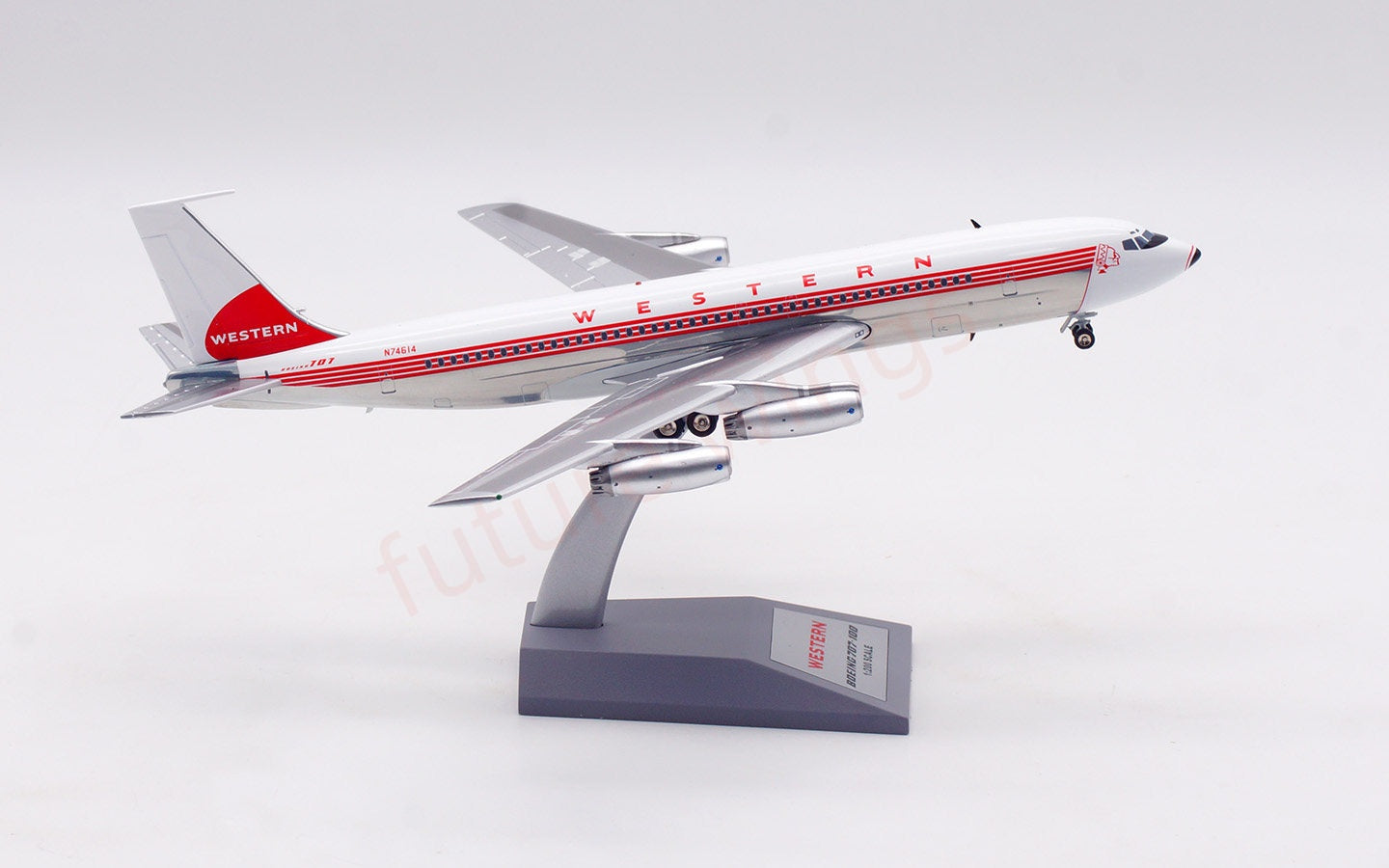 1:200 InFlight200 Western Airlines B707-100 N74614 Diecast Aircraft Model