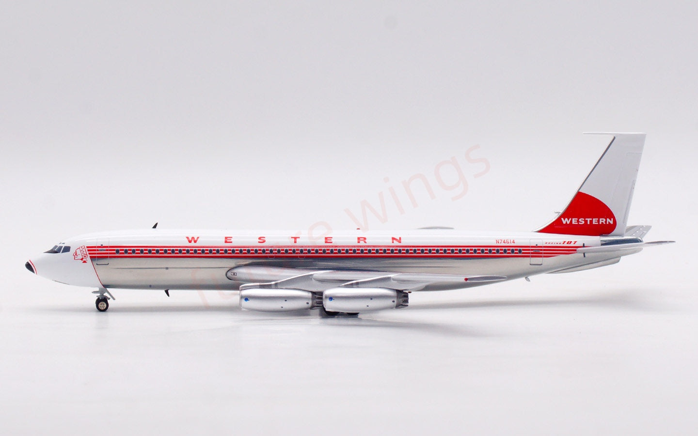 1:200 InFlight200 Western Airlines B707-100 N74614 Diecast Aircraft Model