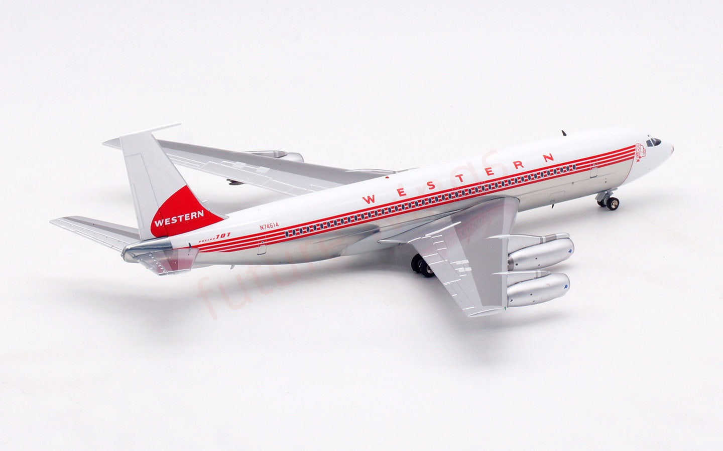 1:200 InFlight200 Western Airlines B707-100 N74614 Diecast Aircraft Model