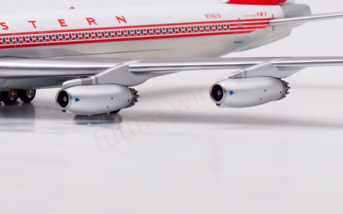 1:200 InFlight200 Western Airlines B707-100 N74614 Diecast Aircraft Model