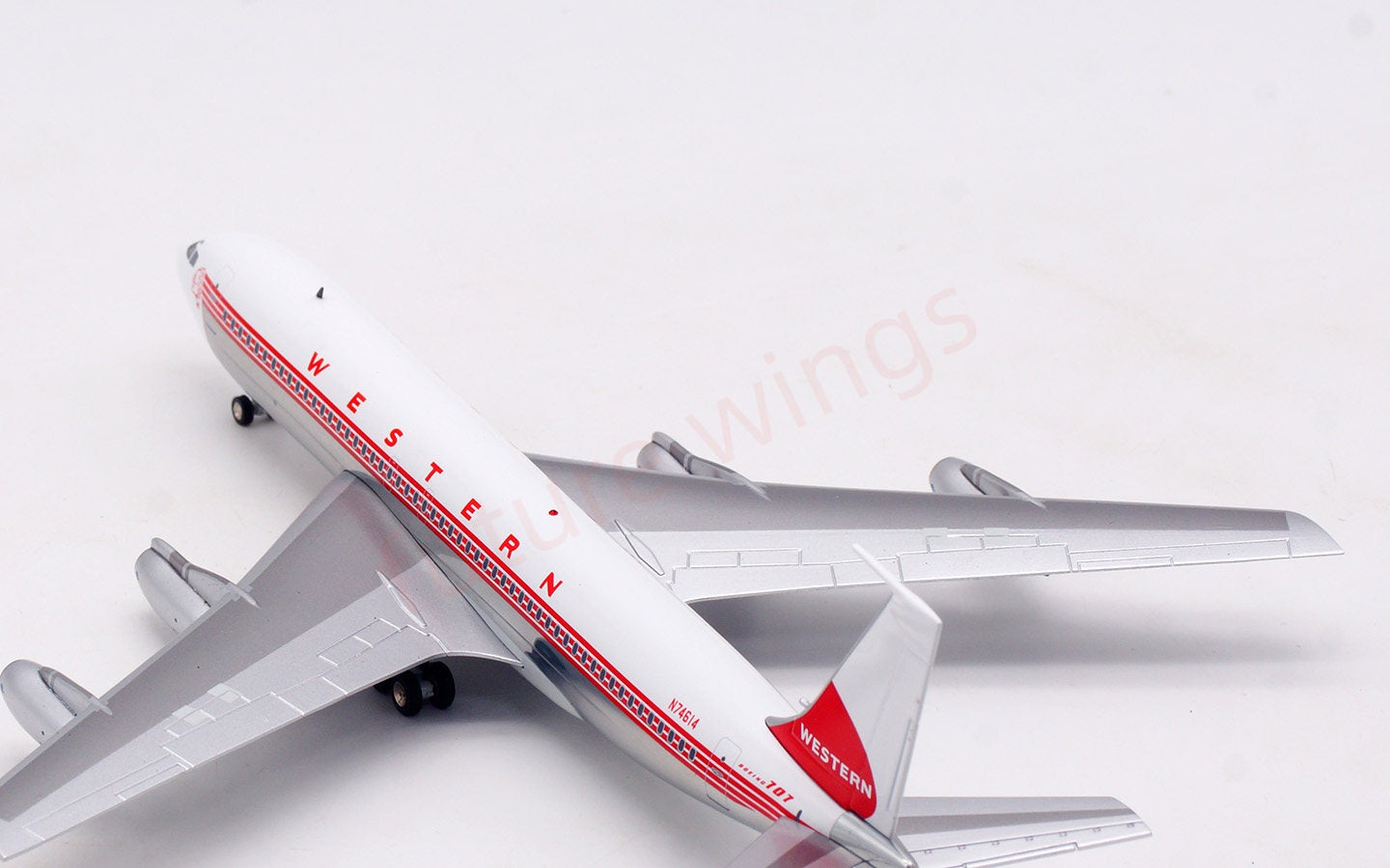 1:200 InFlight200 Western Airlines B707-100 N74614 Diecast Aircraft Model