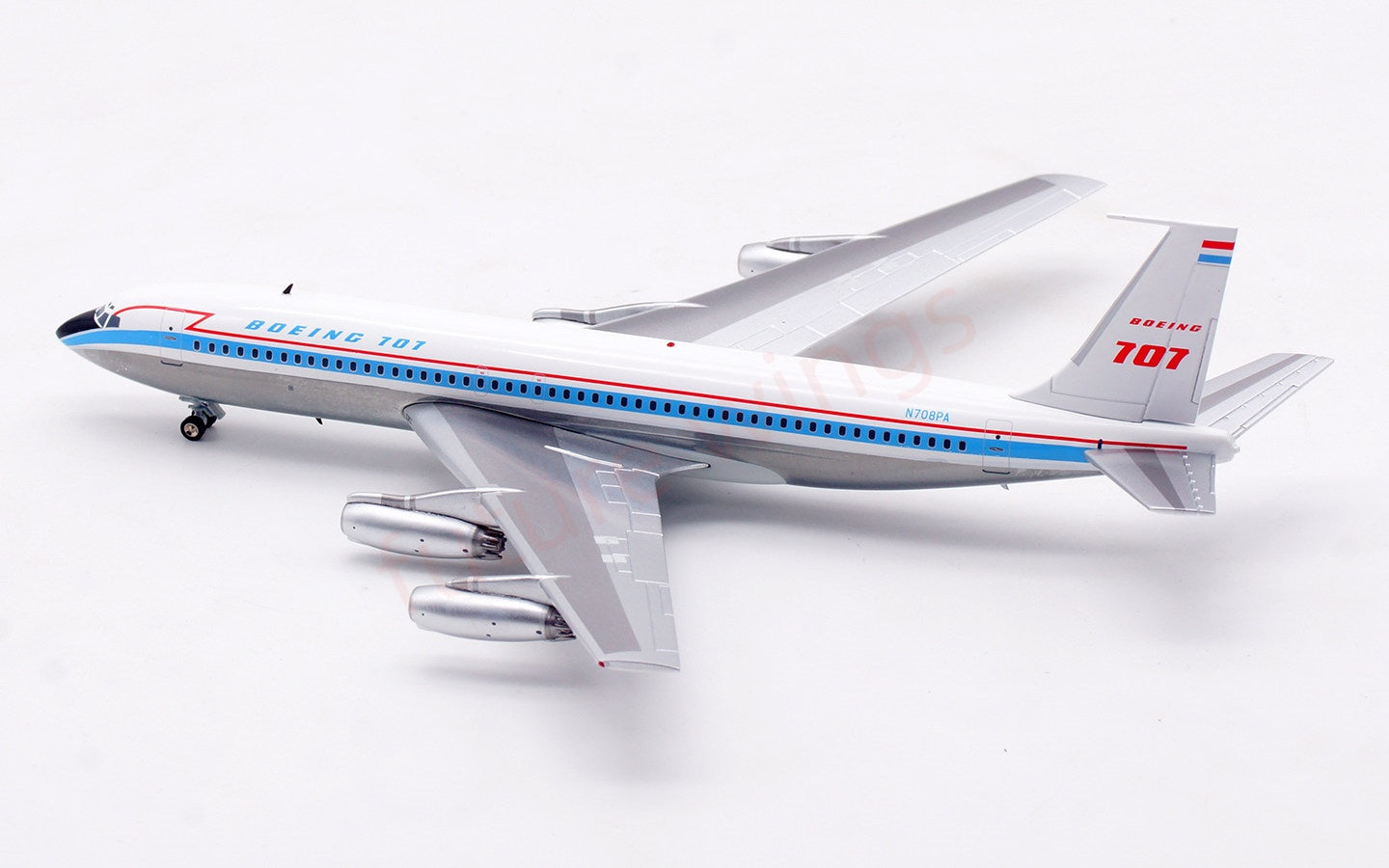 1:200 InFlight200 Boeing B707-100 N708PA Diecast Aircraft Model