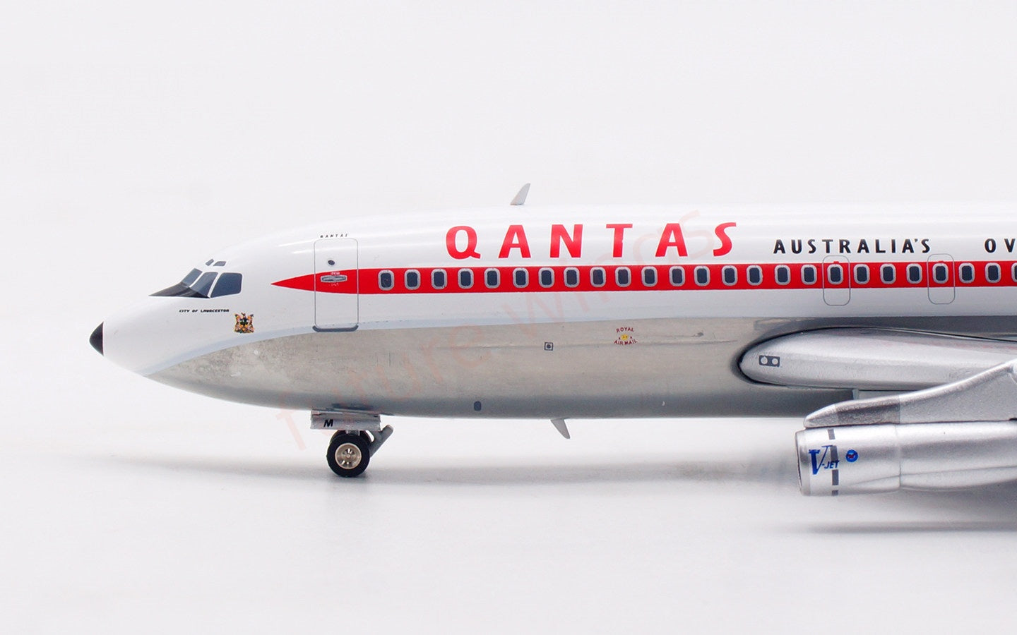 1:200 InFlight200 Qantas Airways B707-100 VH-EBM Diecast Aircraft Model