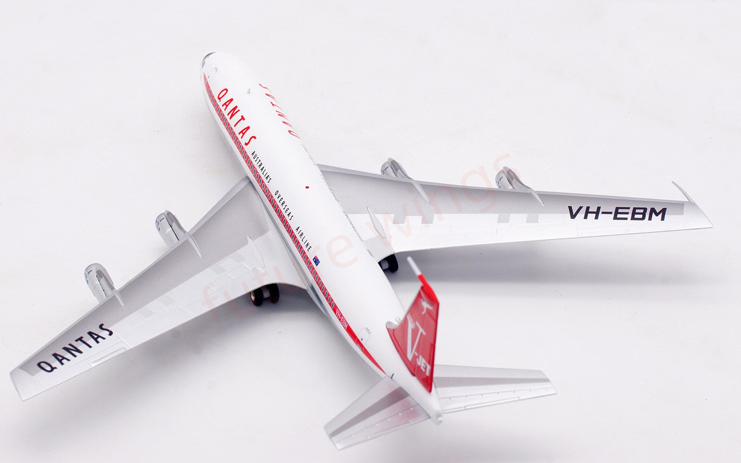 1:200 InFlight200 Qantas Airways B707-100 VH-EBM Diecast Aircraft Model