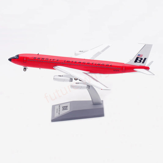 1:200 InFlight200 Braniff International B707-200 N7075 "Red" Diecast Aircraft Model