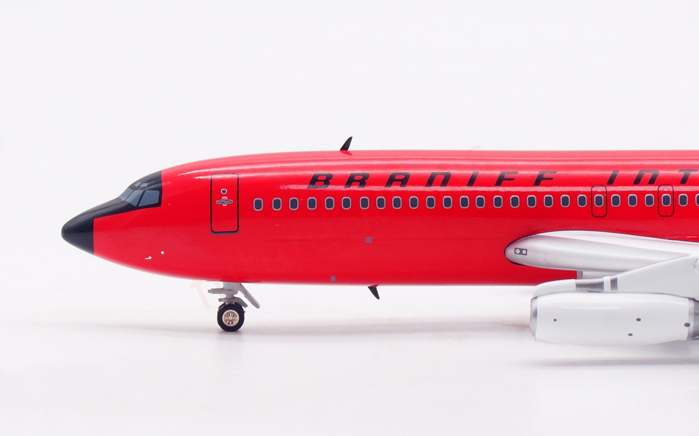 1:200 InFlight200 Braniff International B707-200 N7075 "Red" Diecast Aircraft Model