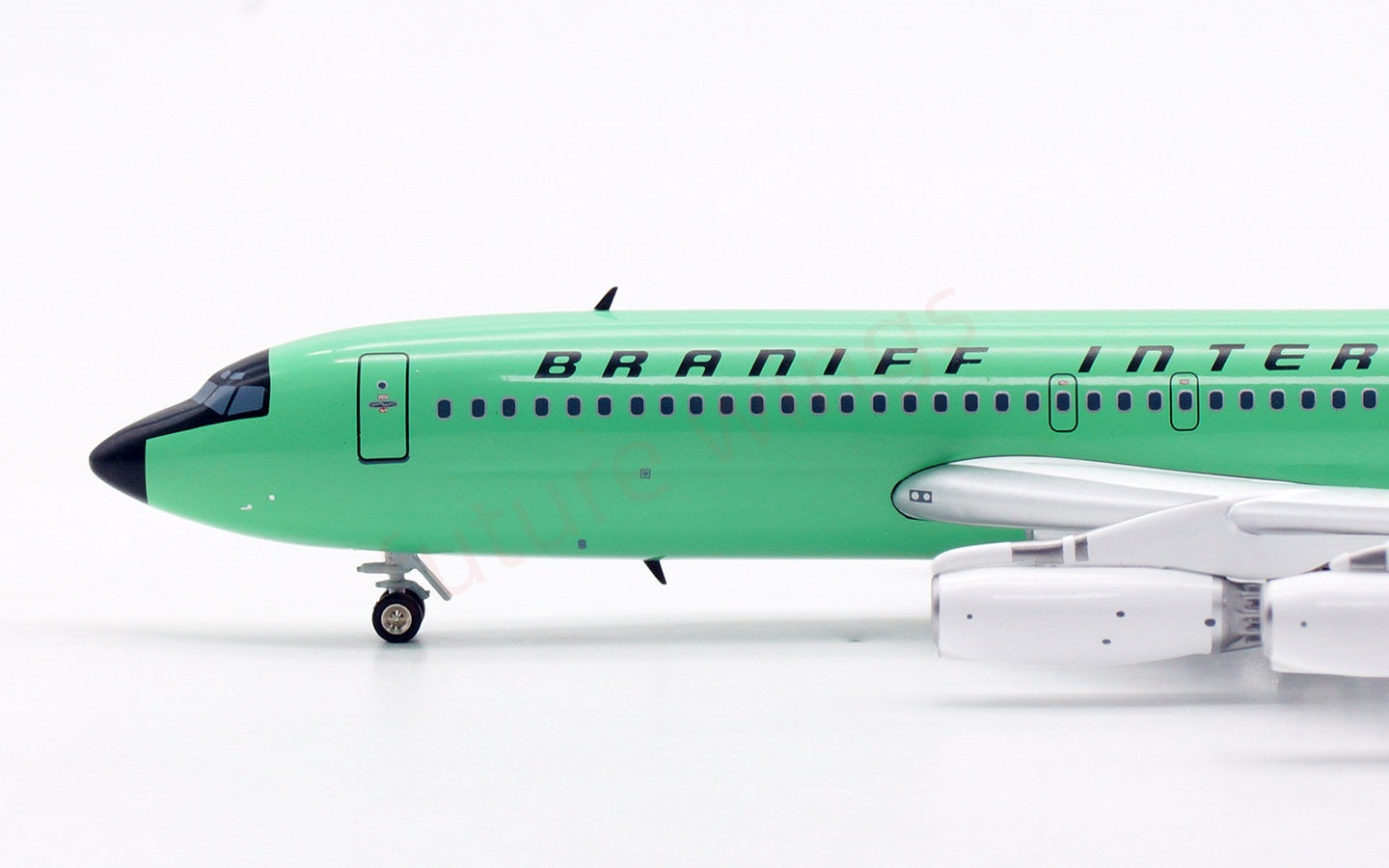 1:200 InFlight200 Braniff International B707-200 N7074 “Green” Diecast Aircraft Model