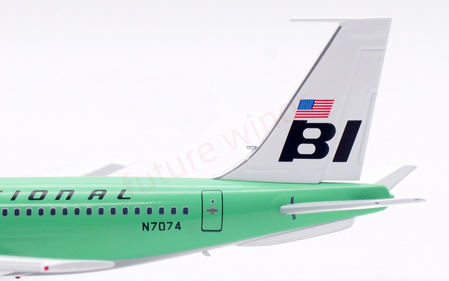 1:200 InFlight200 Braniff International B707-200 N7074 “Green” Diecast Aircraft Model