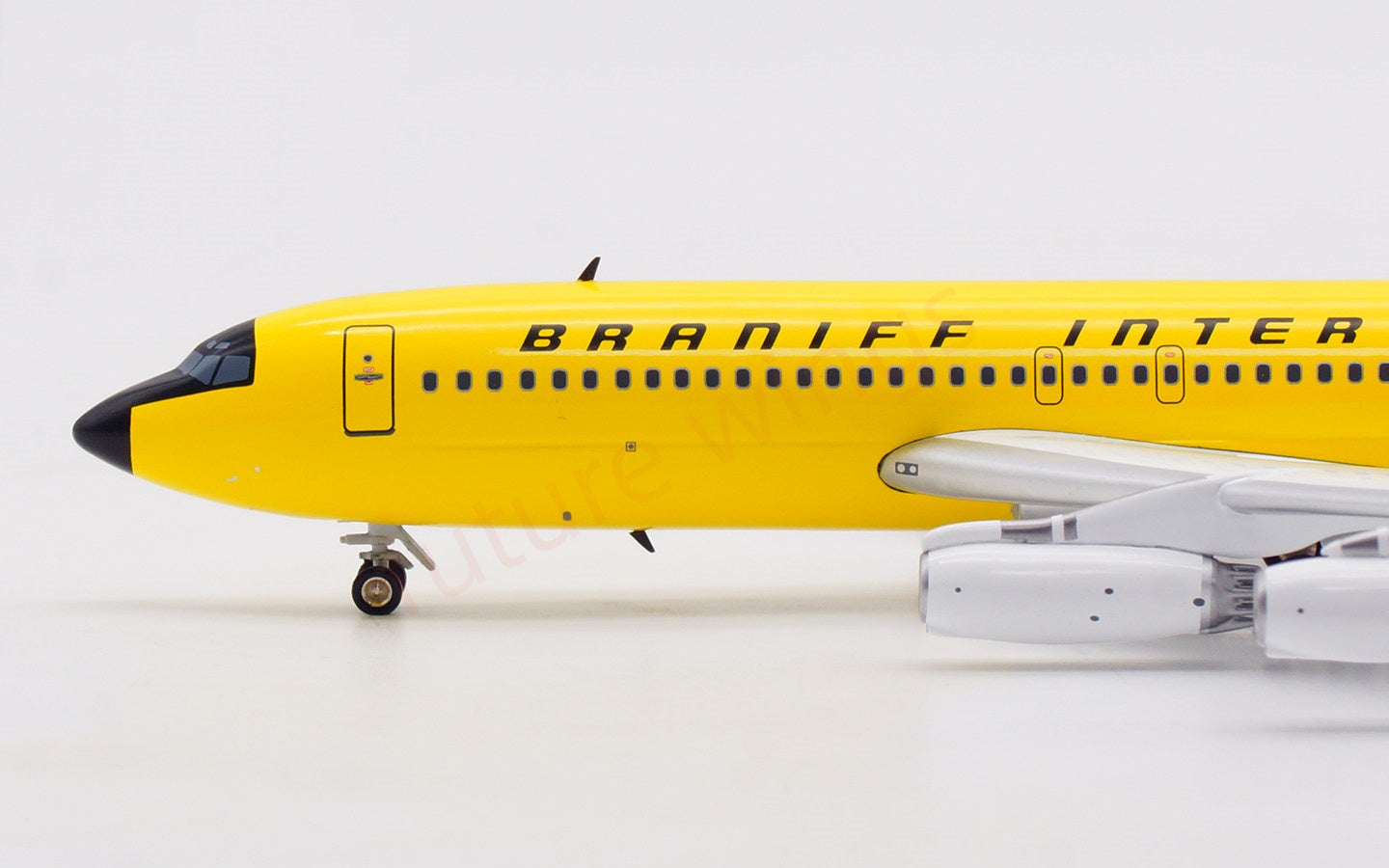 1:200 InFlight200 Braniff International B707-200 N7073 “Yellow” Diecast Aircraft Model