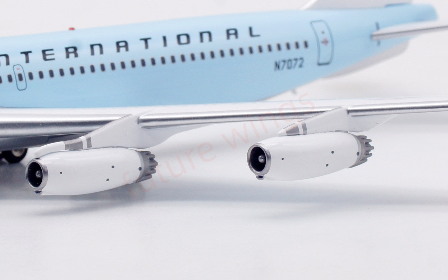 1:200 InFlight200 Braniff International B707-200 N7072 “Blue” Diecast Aircraft Model