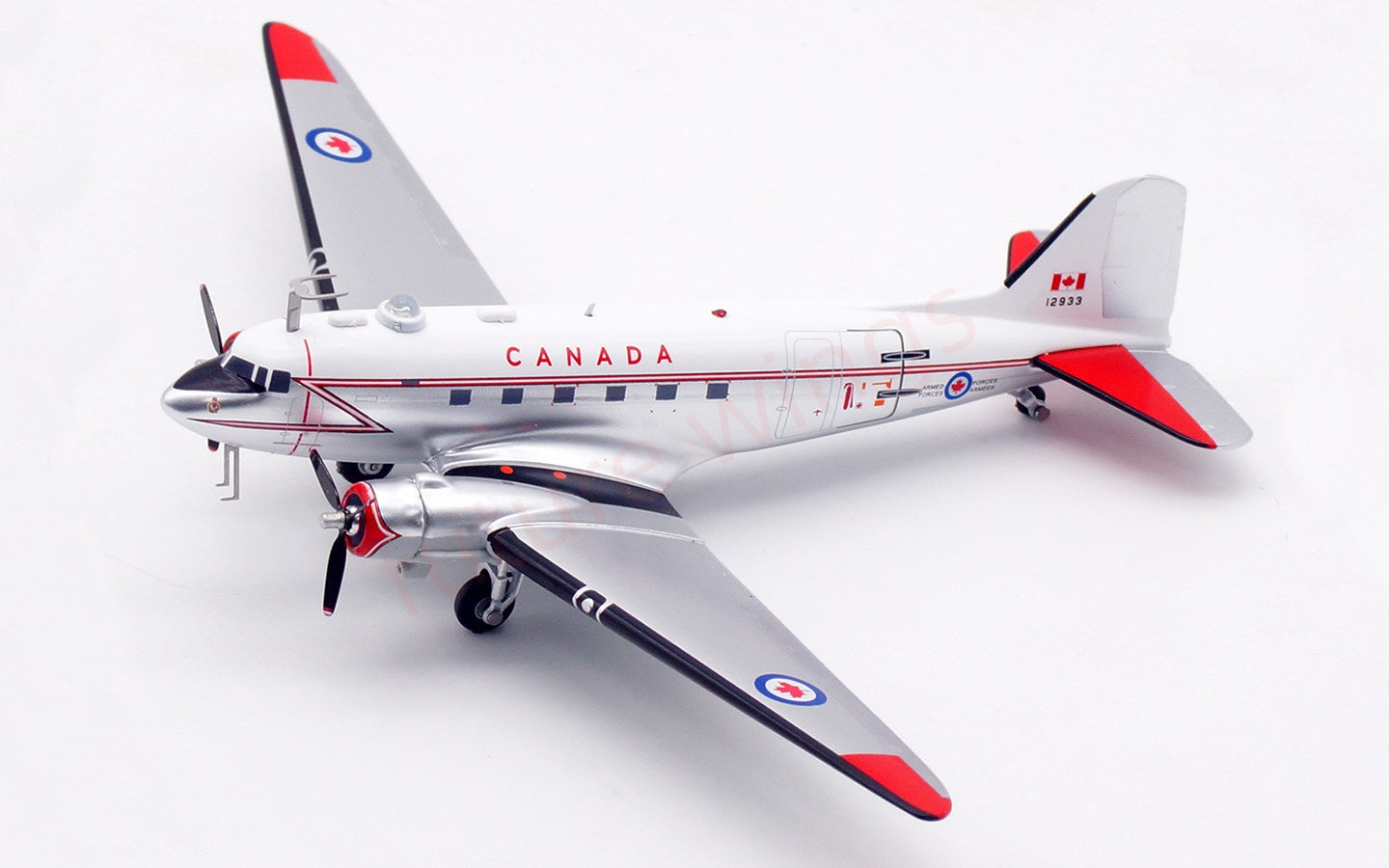 1:200 InFlight200 Canada Air Force DC-3 12933 Aircraft Model With Stand