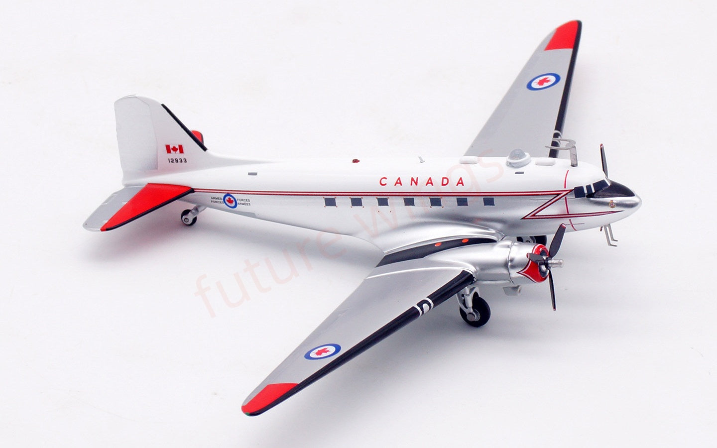 1:200 InFlight200 Canada Air Force DC-3 12933 Aircraft Model With Stand