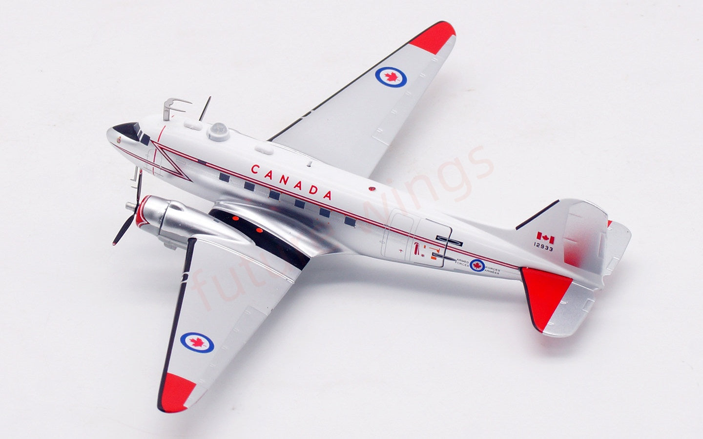 1:200 InFlight200 Canada Air Force DC-3 12933 Aircraft Model With Stand