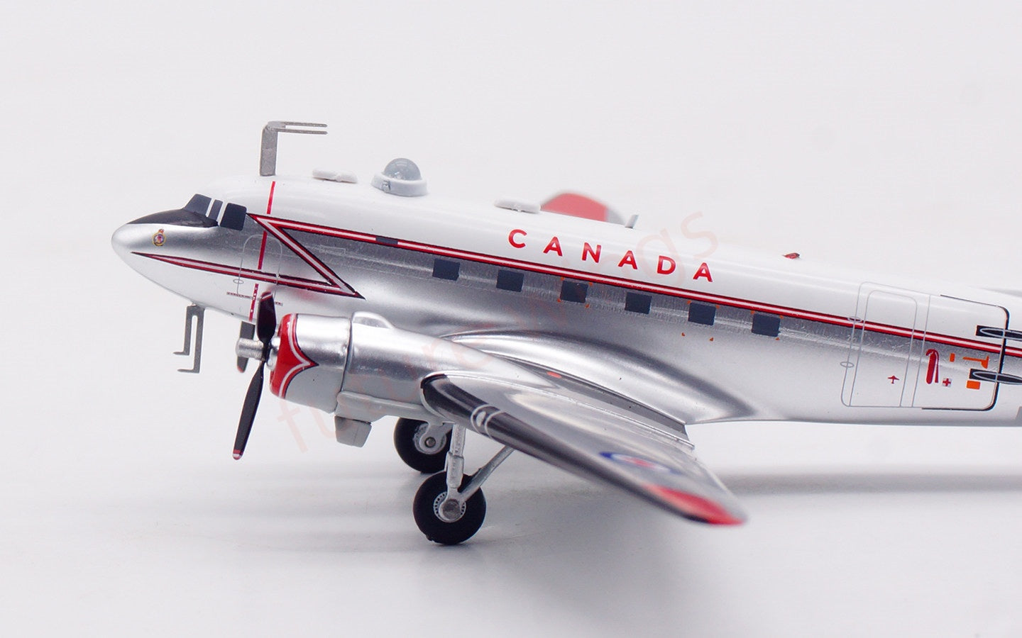 1:200 InFlight200 Canada Air Force DC-3 12933 Aircraft Model With Stand