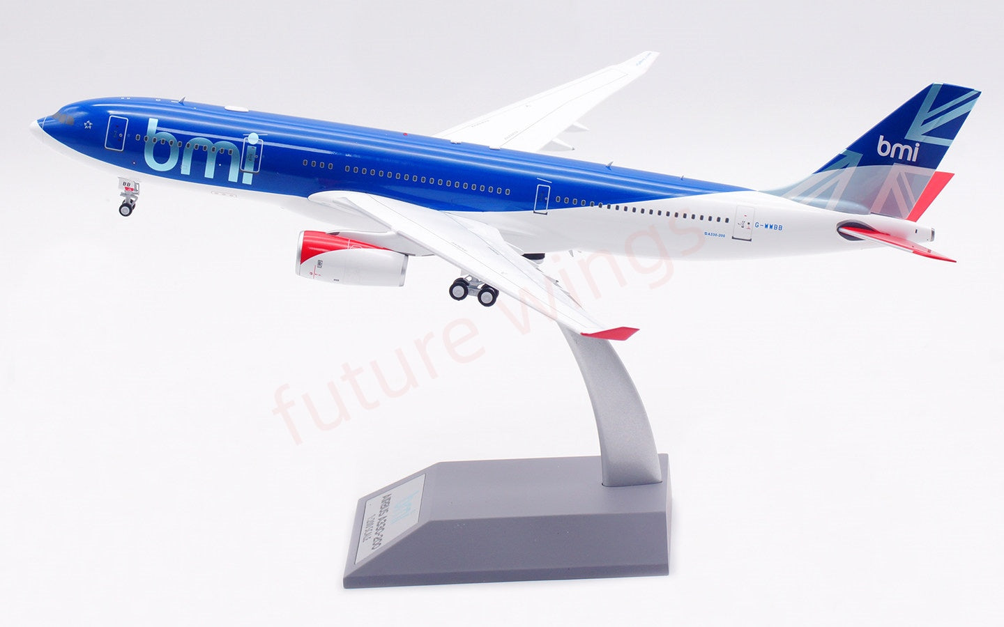 1:200 InFlight200 BMI A330-200 G-WWBB Aircraft Model With Stand