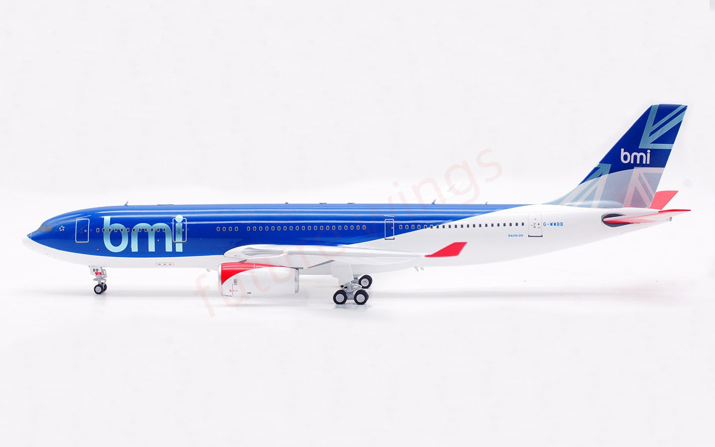 1:200 InFlight200 BMI A330-200 G-WWBB Aircraft Model With Stand