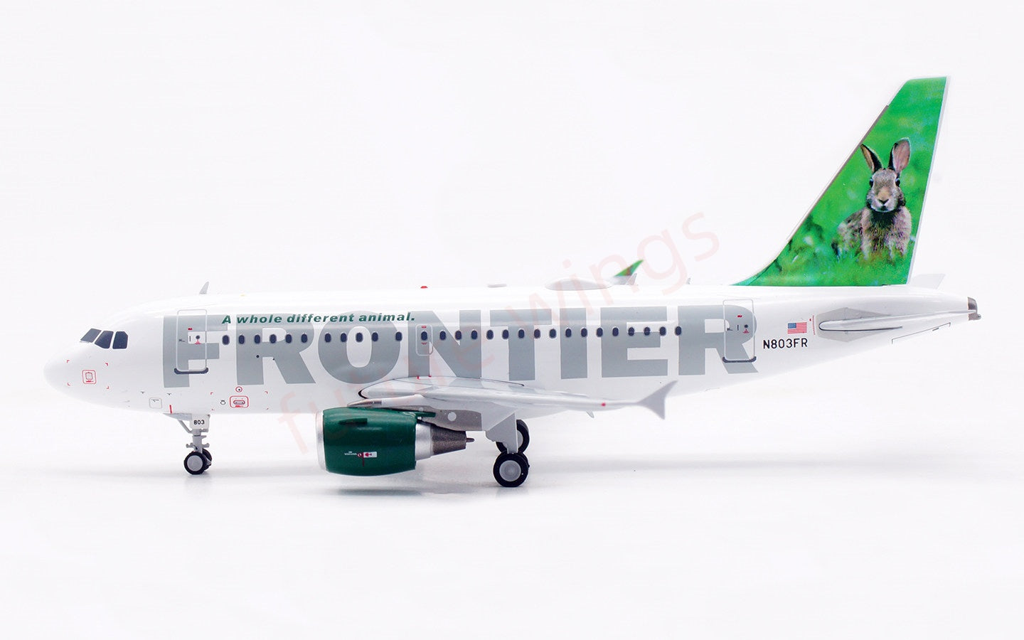 1:200 InFlight200 Frontier Airlines A318 N803FR Aircraft Model With Stand