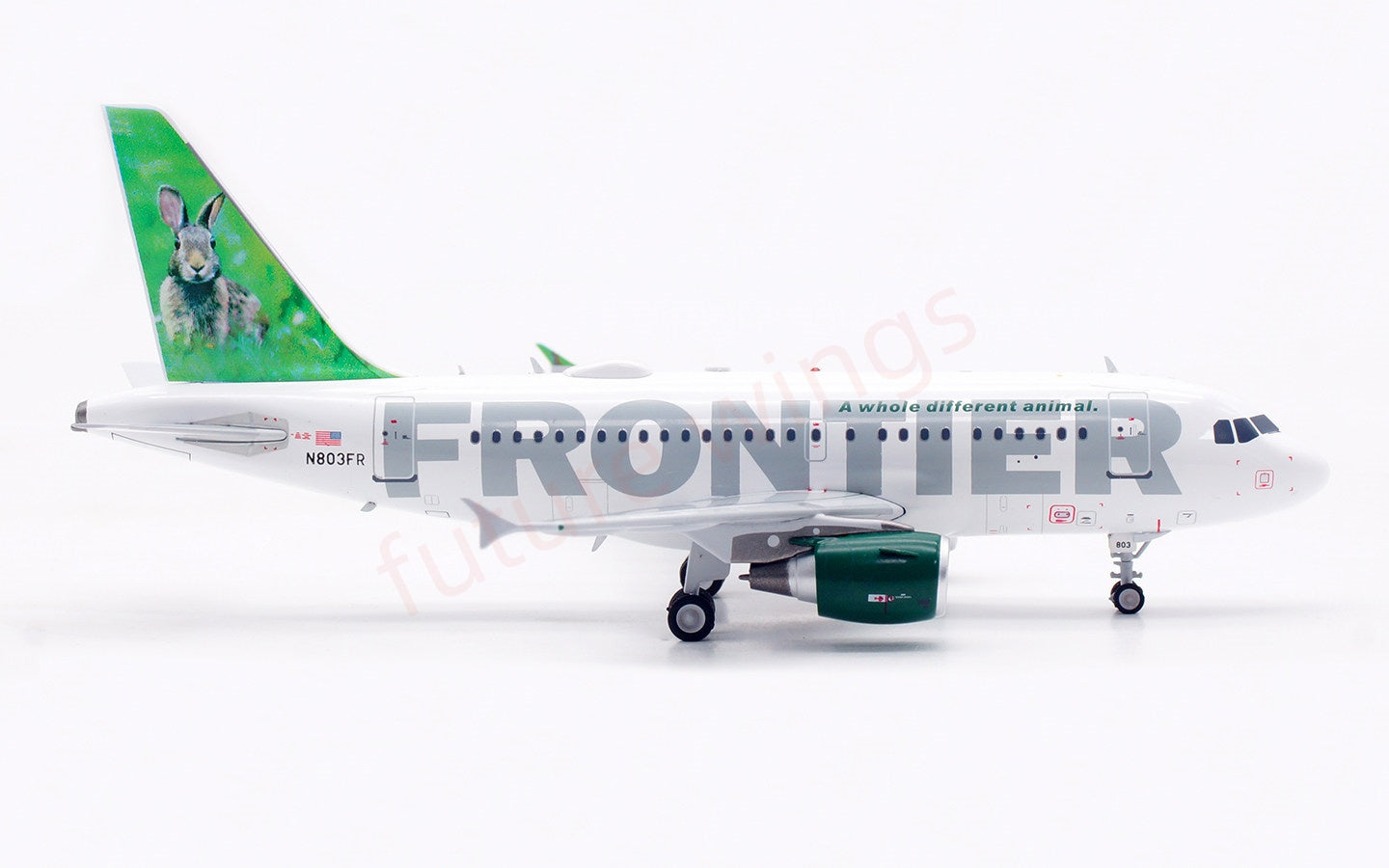 1:200 InFlight200 Frontier Airlines A318 N803FR Aircraft Model With Stand