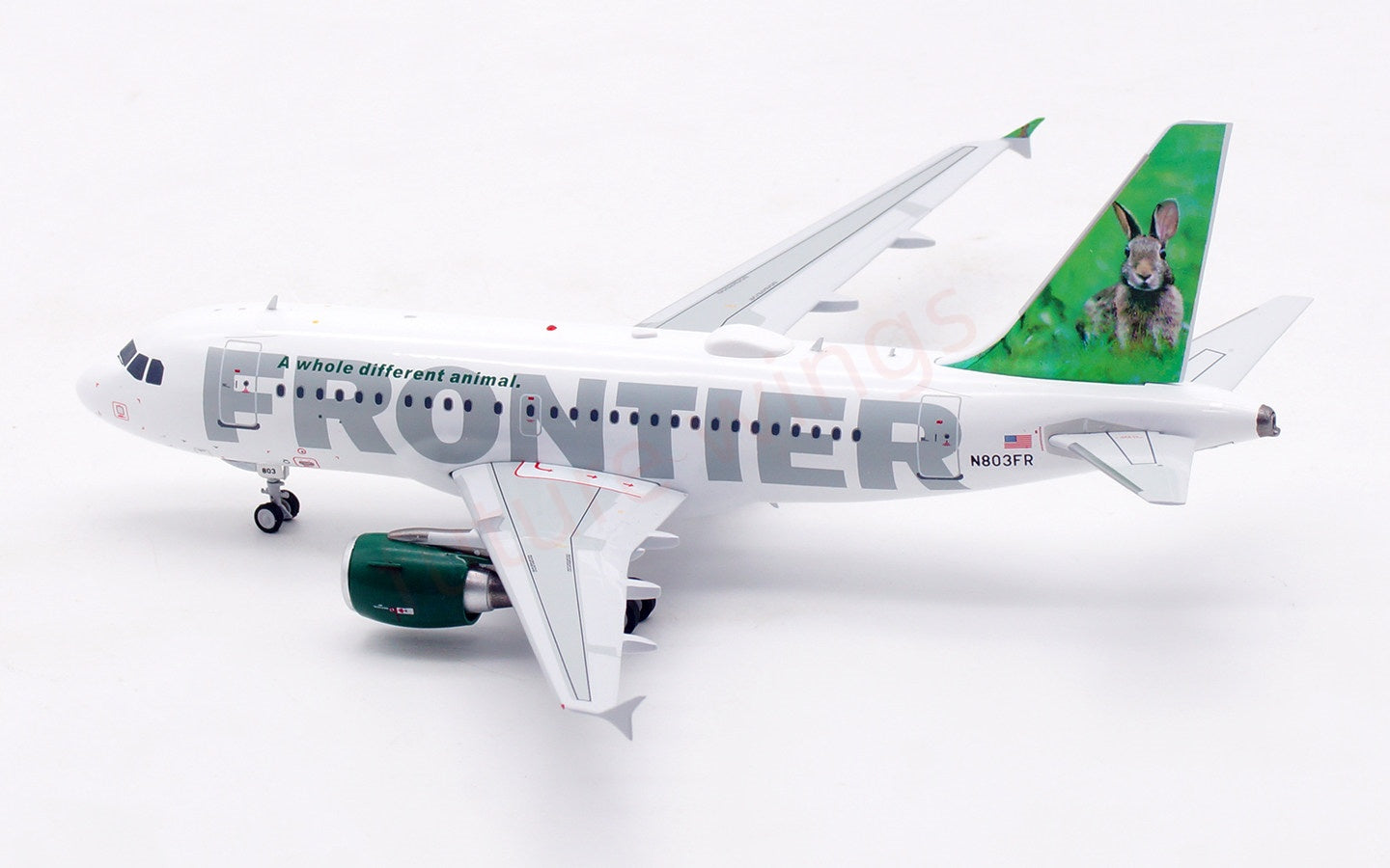 1:200 InFlight200 Frontier Airlines A318 N803FR Aircraft Model With Stand