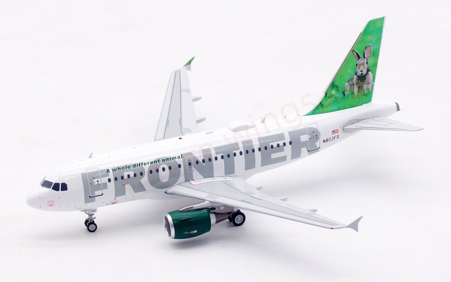 1:200 InFlight200 Frontier Airlines A318 N803FR Aircraft Model With Stand