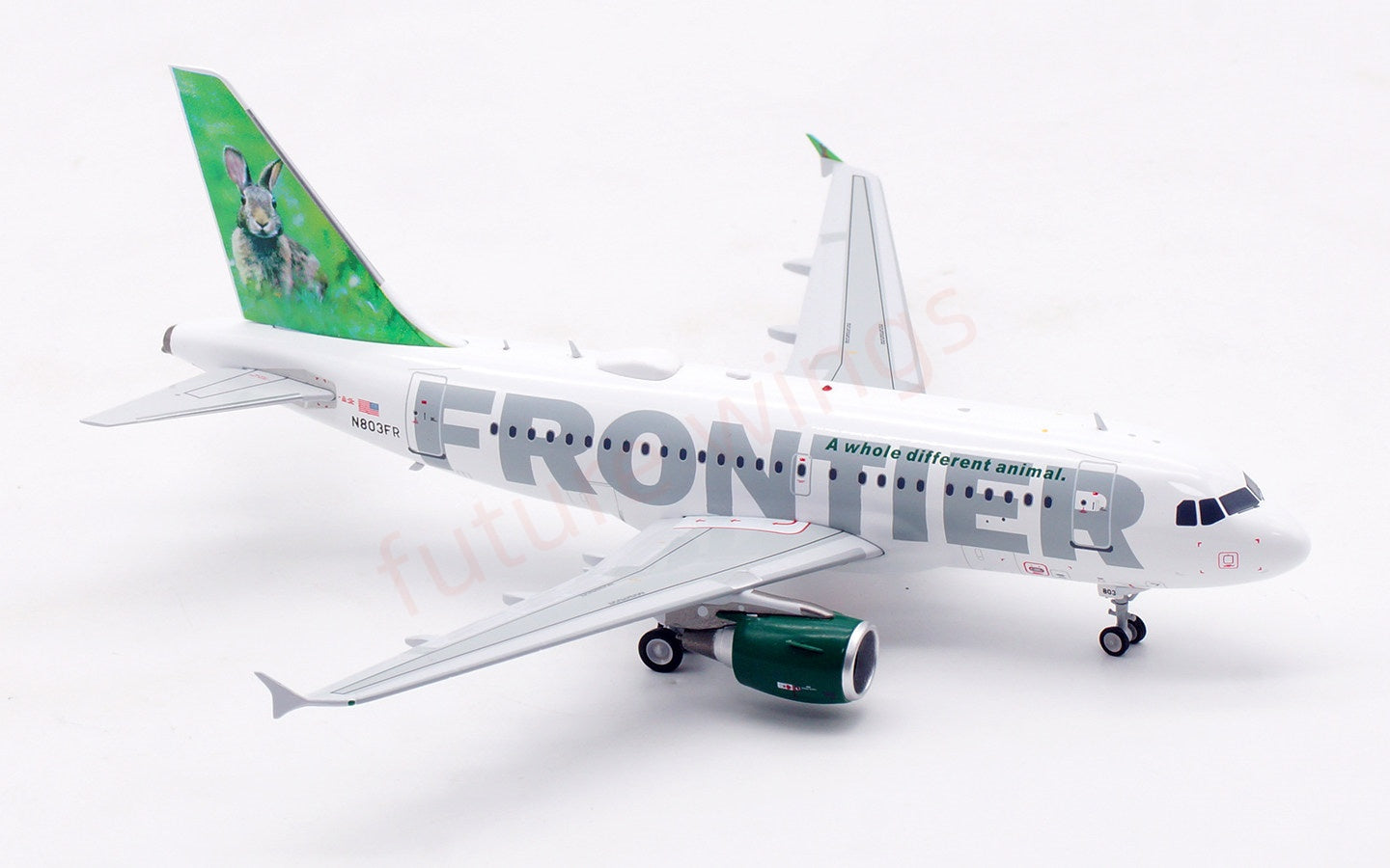 1:200 InFlight200 Frontier Airlines A318 N803FR Aircraft Model With Stand
