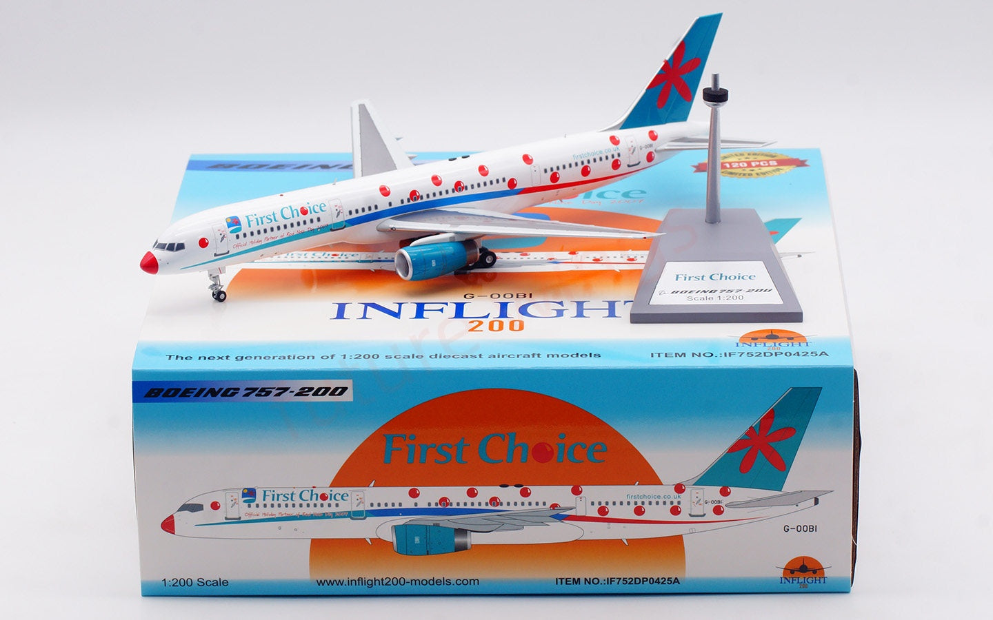 1:200 InFlight200 First Choice B757-200 G-OOBI Diecast Aircraft Model