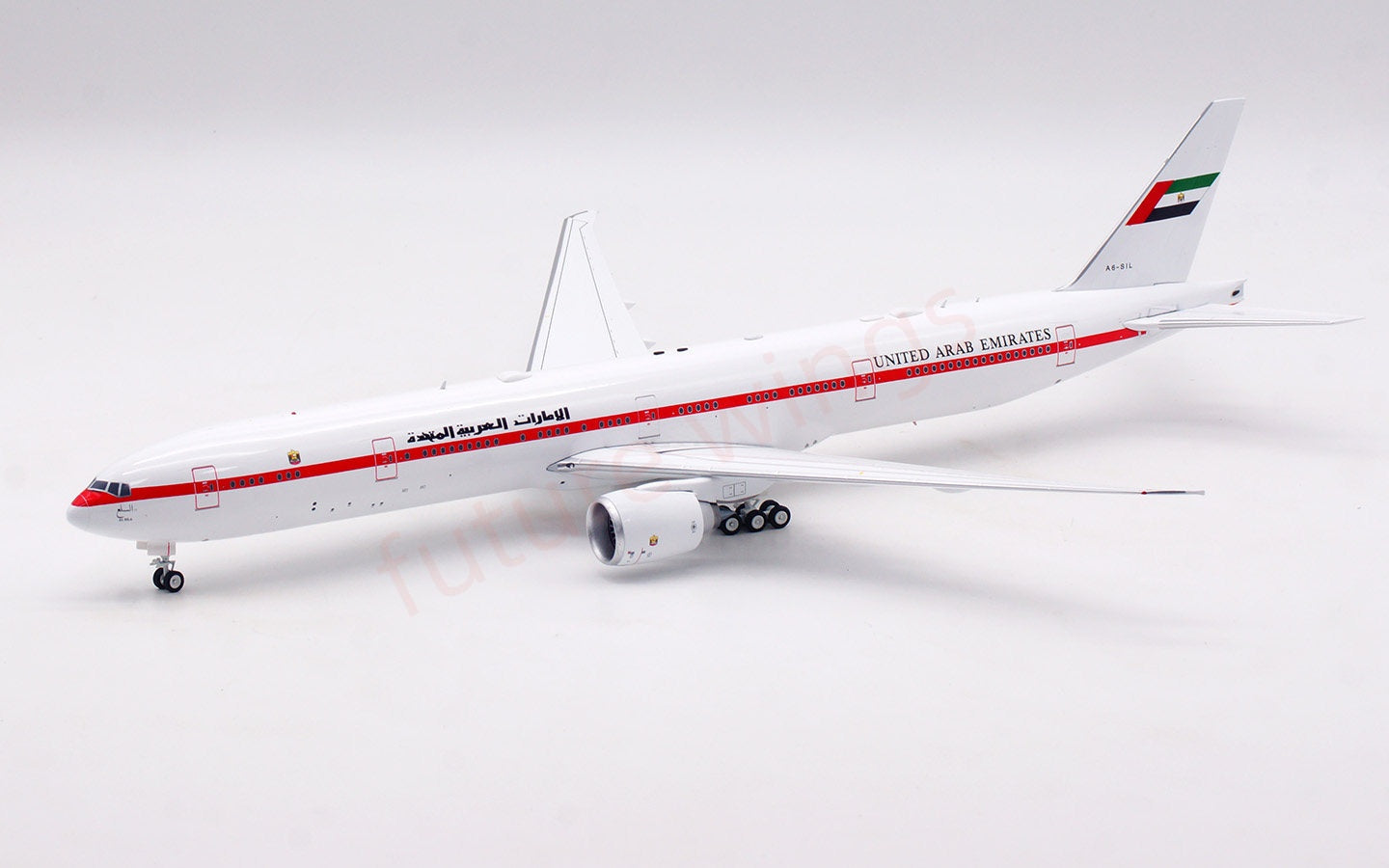 1:200 InFlight200 UAE B777-300 A6-SIL Diecast Aircraft Model