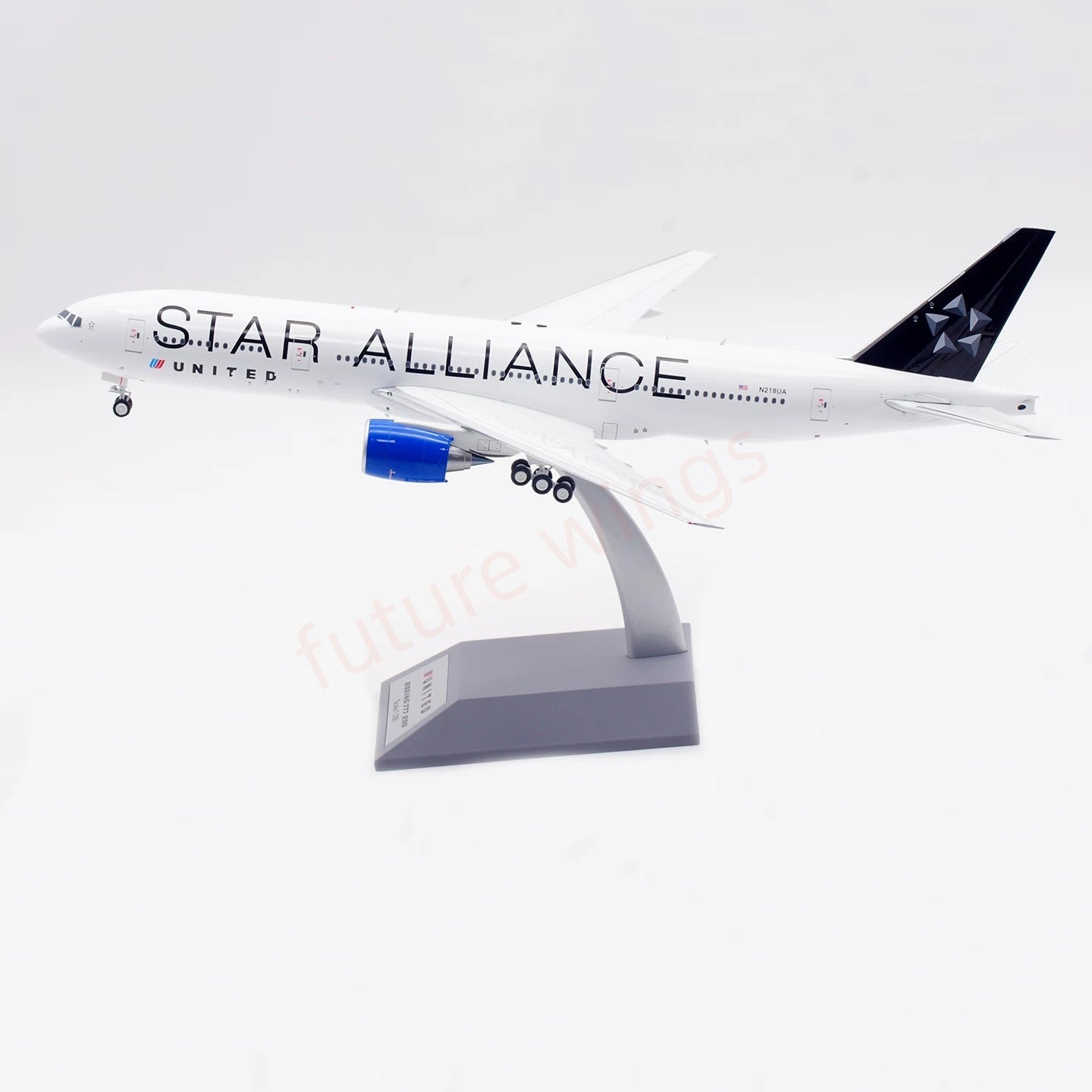 1:200 InFlight200 United Airlines B777-200 N218UA Diecast Aircraft Model