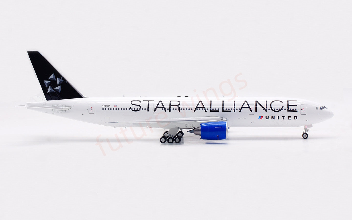 1:200 InFlight200 United Airlines B777-200 N218UA Diecast Aircraft Model