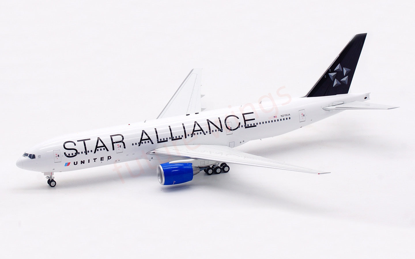 1:200 InFlight200 United Airlines B777-200 N218UA Diecast Aircraft Model
