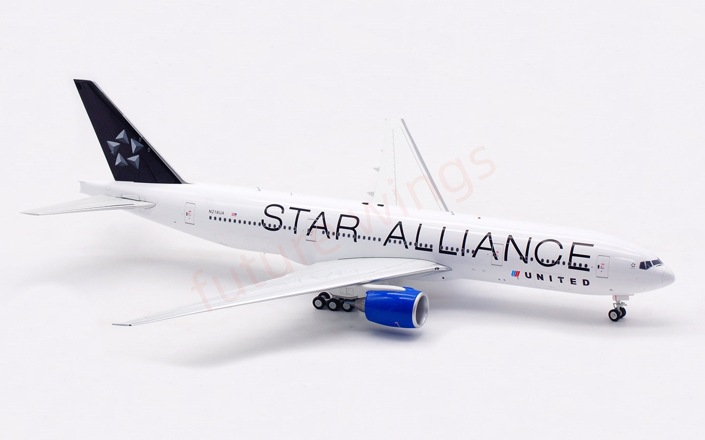 1:200 InFlight200 United Airlines B777-200 N218UA Diecast Aircraft Model