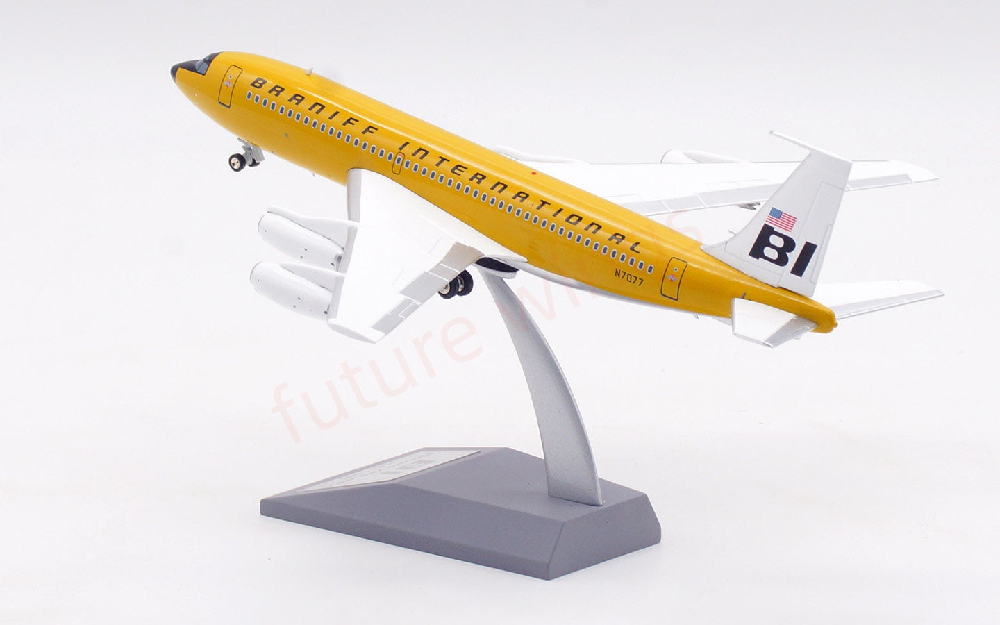 1:200 InFlight200 Braniff International B720 N7077 Diecast Aircraft Model
