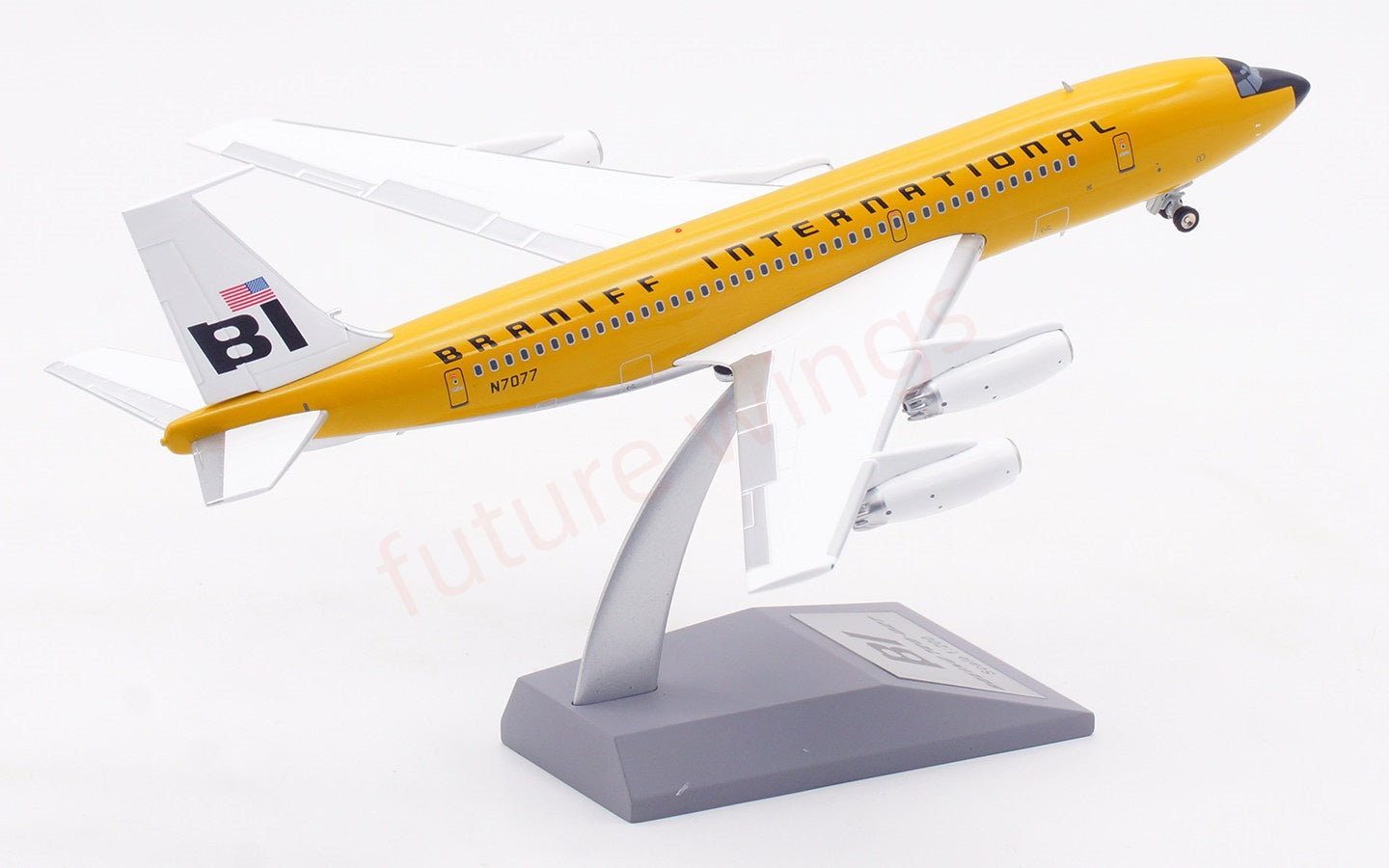 1:200 InFlight200 Braniff International B720 N7077 Diecast Aircraft Model