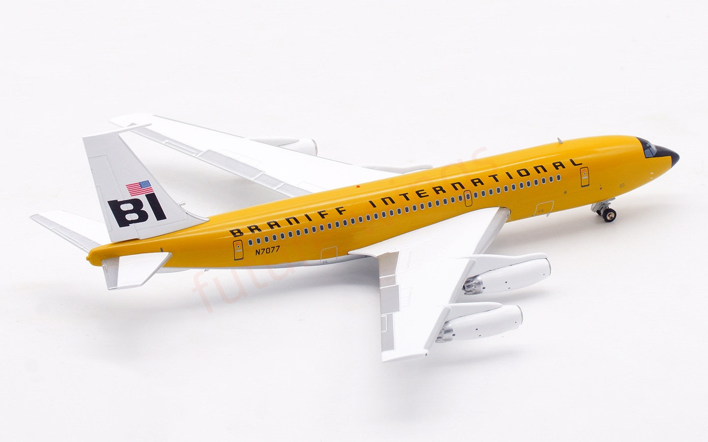 1:200 InFlight200 Braniff International B720 N7077 Diecast Aircraft Model