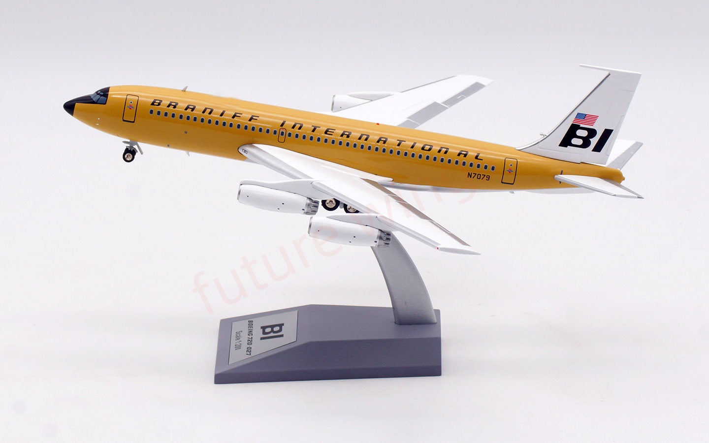 1:200 InFlight200 Braniff International B720 N7079 Diecast Aircraft Model