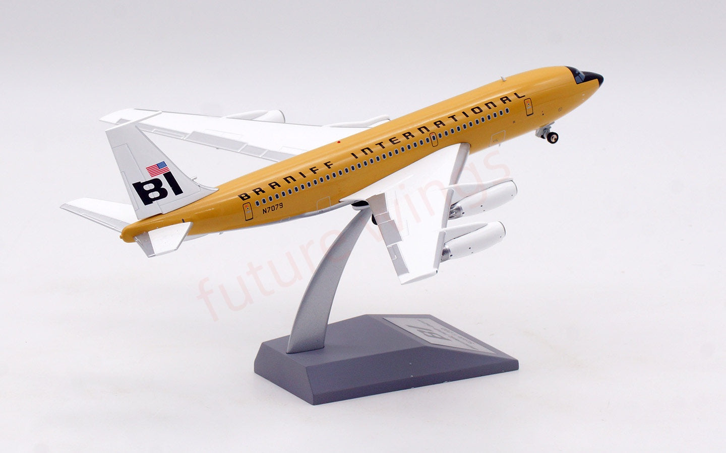1:200 InFlight200 Braniff International B720 N7079 Diecast Aircraft Model