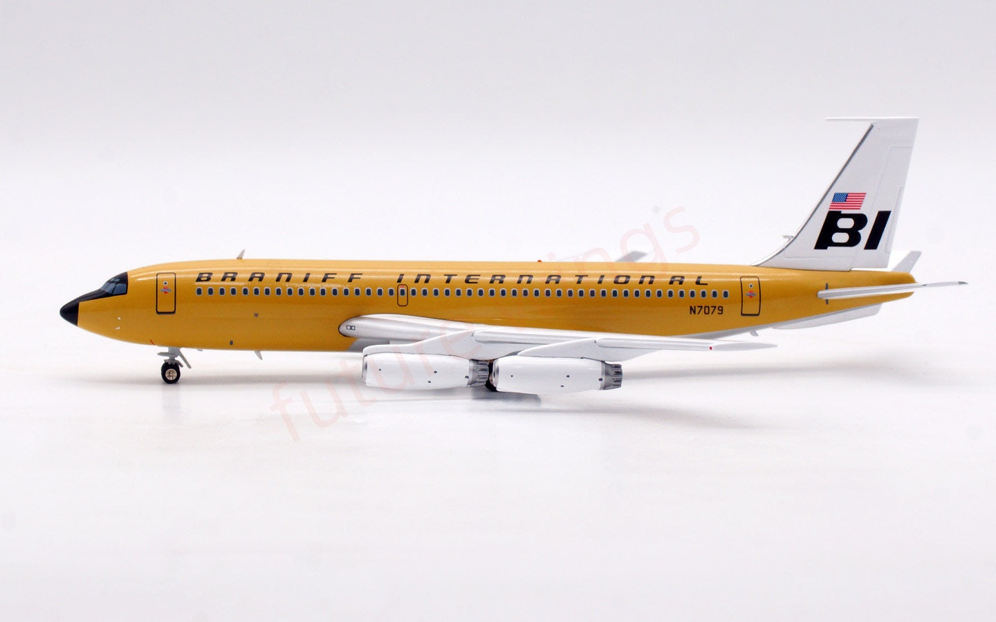 1:200 InFlight200 Braniff International B720 N7079 Diecast Aircraft Model