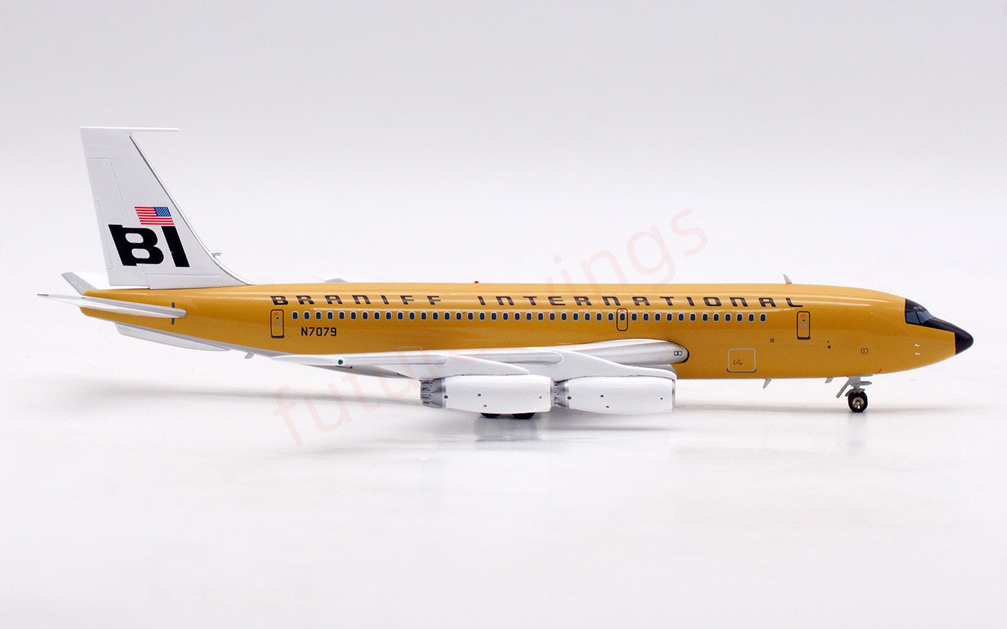 1:200 InFlight200 Braniff International B720 N7079 Diecast Aircraft Model
