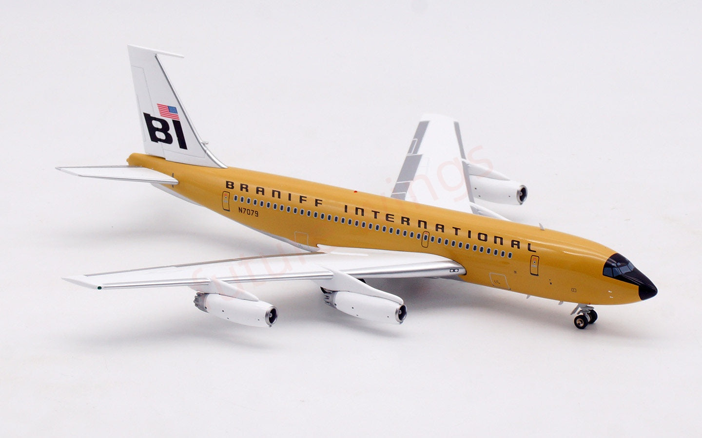 1:200 InFlight200 Braniff International B720 N7079 Diecast Aircraft Model