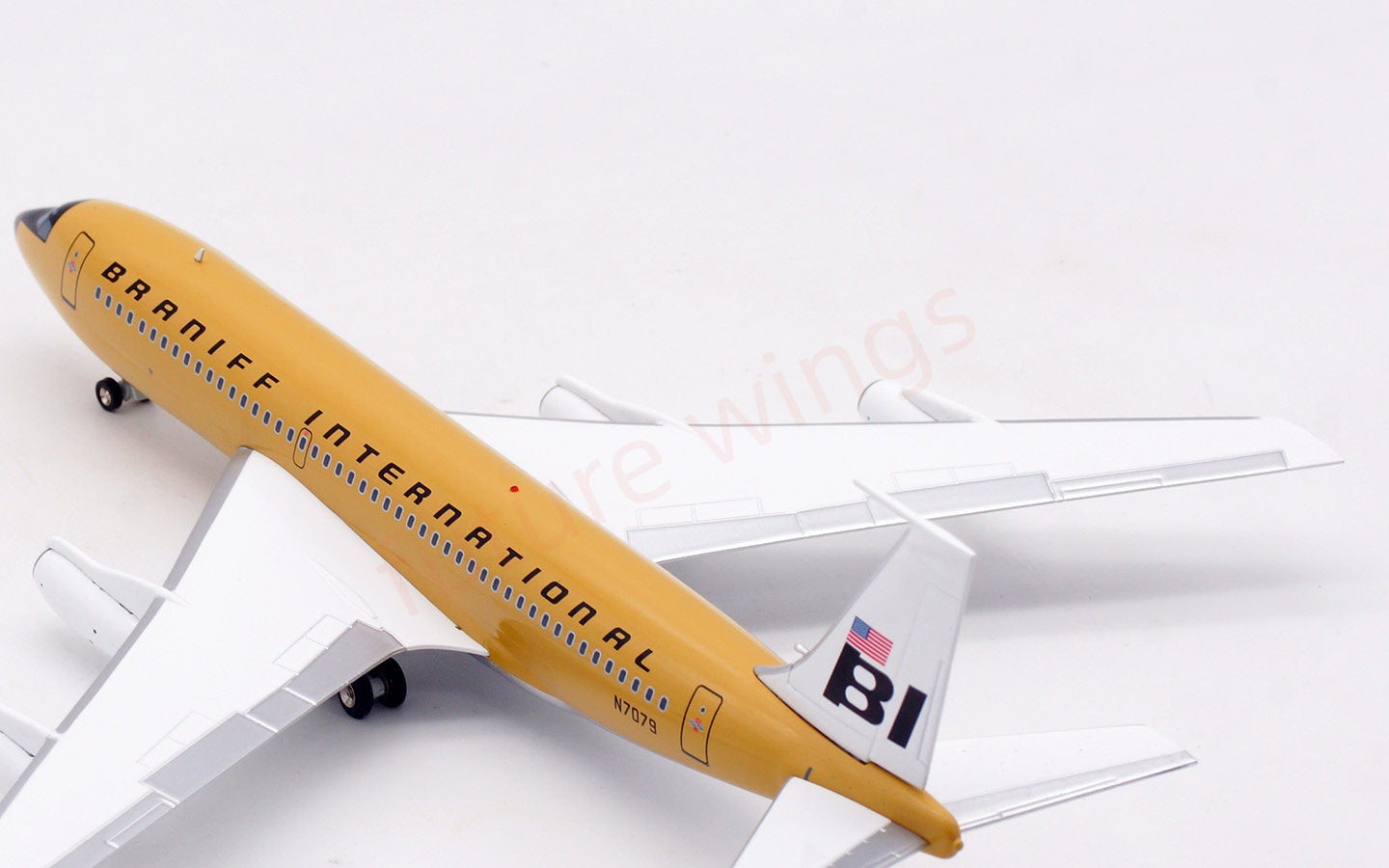 1:200 InFlight200 Braniff International B720 N7079 Diecast Aircraft Model